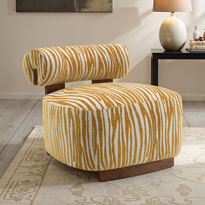 Niobe Yelllow Accent Chair