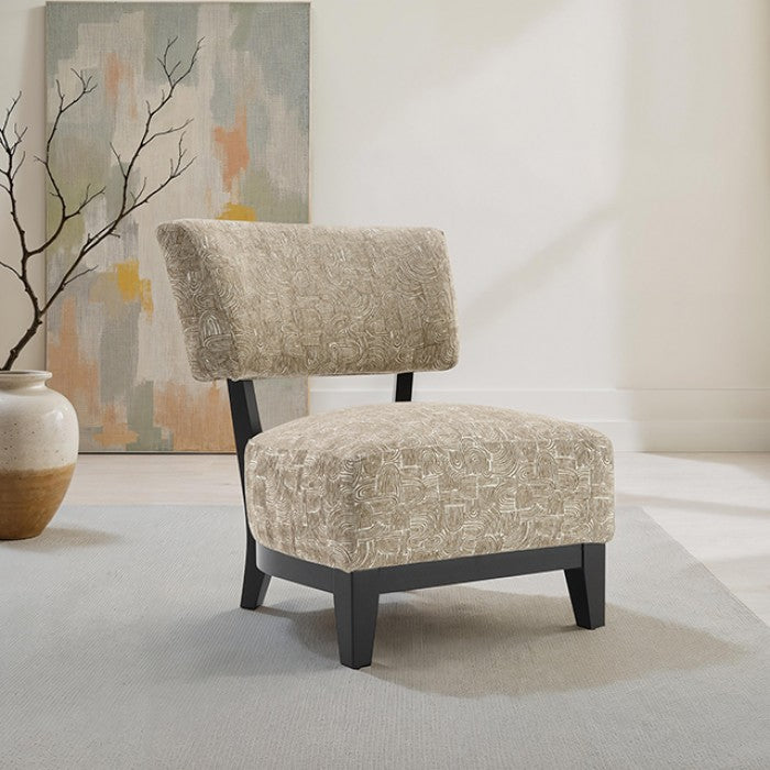 Aveni Beige Accent Chair