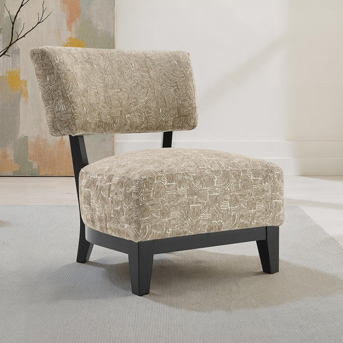 Aveni Beige Accent Chair