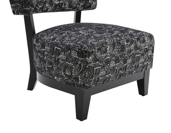 Aveni Black Accent Chair