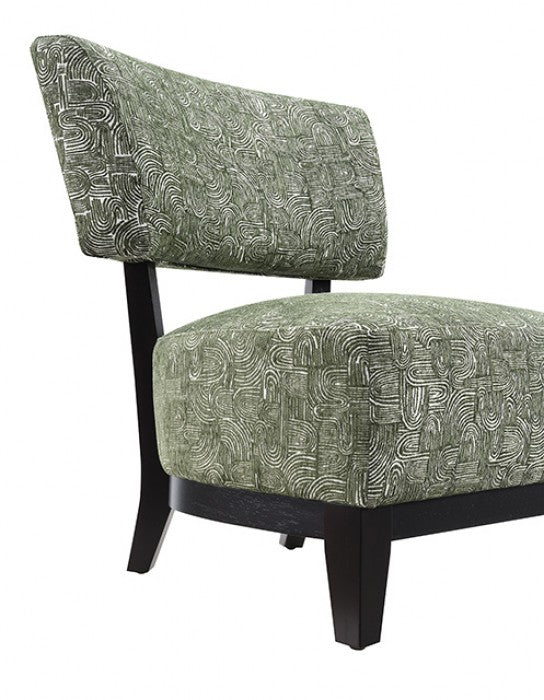 Aveni Green Accent Chair