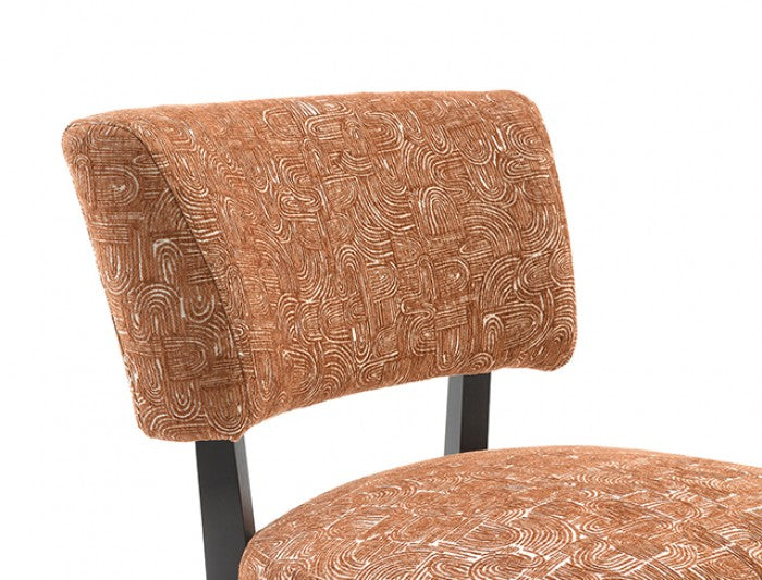 Aveni Rustic Orange Accent Chair