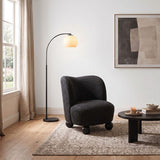 Karey Caviar Black Accent Chair
