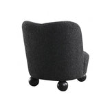Karey Caviar Black Accent Chair