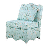 Hemsworth Chinoiserie Lightteal/Pink Accent Chair