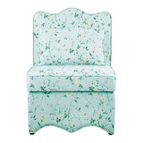 Hemsworth Chinoiserie Lightteal/Pink Accent Chair