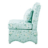 Hemsworth Chinoiserie Lightteal/Pink Accent Chair