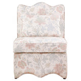 Hemsworth Jacobean Floral Dusty Pink/Blue Accent Chair