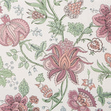 Hemsworth Jacobean Floral Blossom Pink Accent Chair