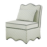 Hemsworth Paisley Green/White Accent Chair