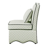 Hemsworth Paisley Green/White Accent Chair