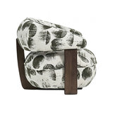 Lesta White / Copper Pink Accent Chair