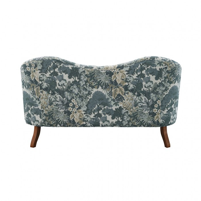 Seaton Topiary Green Settee