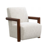 Esher Egret Beige / Walnut Accent Chair