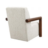 Esher Egret Beige / Walnut Accent Chair