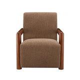 Esher Caramel Brown / Walnut Accent Chair