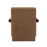 Esher Caramel Brown / Walnut Accent Chair