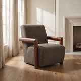 Esher Deep Brown / Walnut Accent Chair