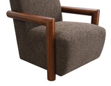 Esher Deep Brown / Walnut Accent Chair