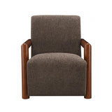 Esher Deep Brown / Walnut Accent Chair