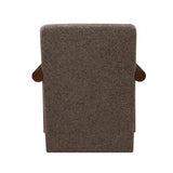 Esher Deep Brown / Walnut Accent Chair