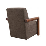 Esher Deep Brown / Walnut Accent Chair