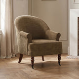 Raelyn Bison Brown / Walnut Accent Chair