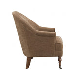 Raelyn Bison Brown / Walnut Accent Chair