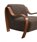 Niari Deep Brown / Walnut Accent Chair