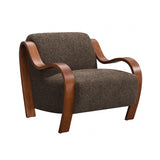 Niari Deep Brown / Walnut Accent Chair
