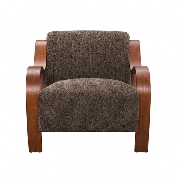 Niari Deep Brown / Walnut Accent Chair