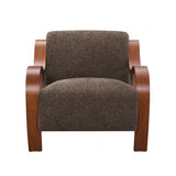 Niari Deep Brown / Walnut Accent Chair