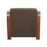 Niari Deep Brown / Walnut Accent Chair