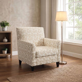 Ivey Botanical Beige Accent Chair