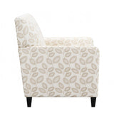 Ivey Botanical Beige Accent Chair