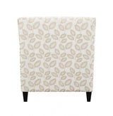 Ivey Botanical Beige Accent Chair