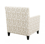 Ivey Botanical Beige Accent Chair
