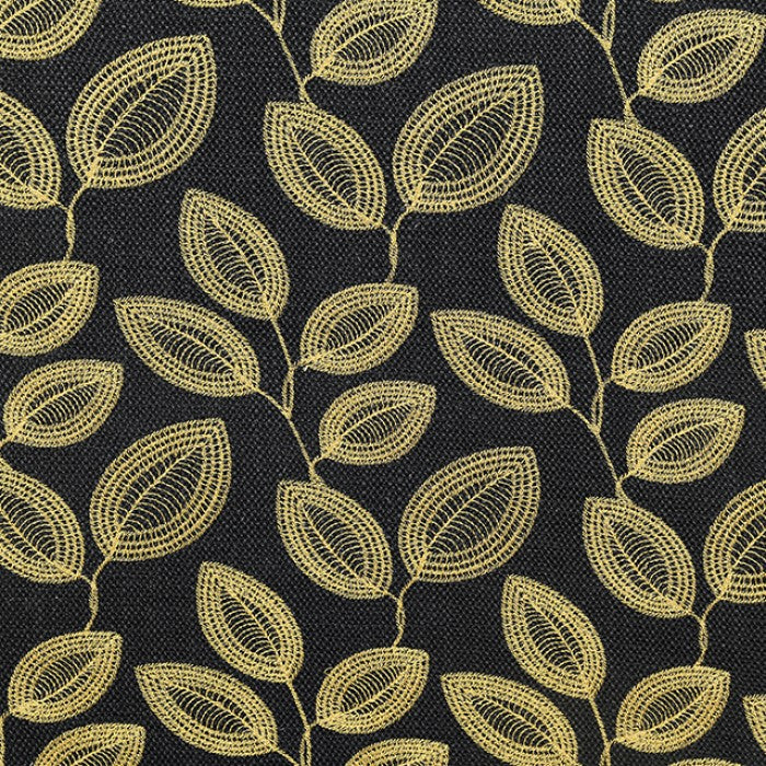 Ivey Botanical Black/Gold Accent Chair