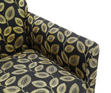 Ivey Botanical Black/Gold Accent Chair