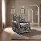 Penryn Slate Blue Swivel Accent Chair