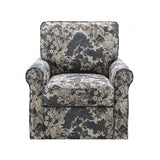 Penryn Slate Blue Swivel Accent Chair
