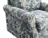 Penryn Topiary Green Swivel Accent Chair