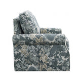Penryn Topiary Green Swivel Accent Chair