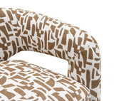Thimba Abstract Brow Accent Chair