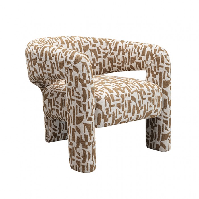 Thimba Abstract Brow Accent Chair