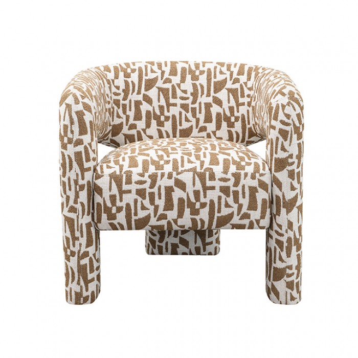 Thimba Abstract Brow Accent Chair