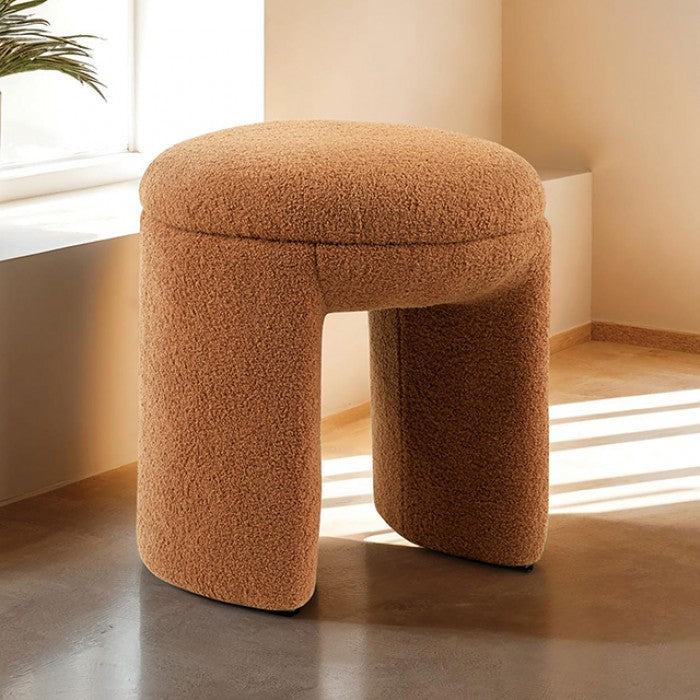 Janetta Saddle Brown Stool