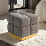 Aileen Charcoal Storage Stool