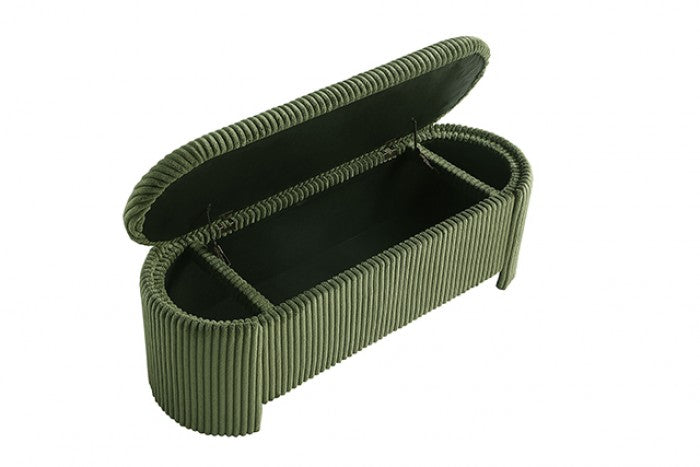 Grainne Green Storage Bench