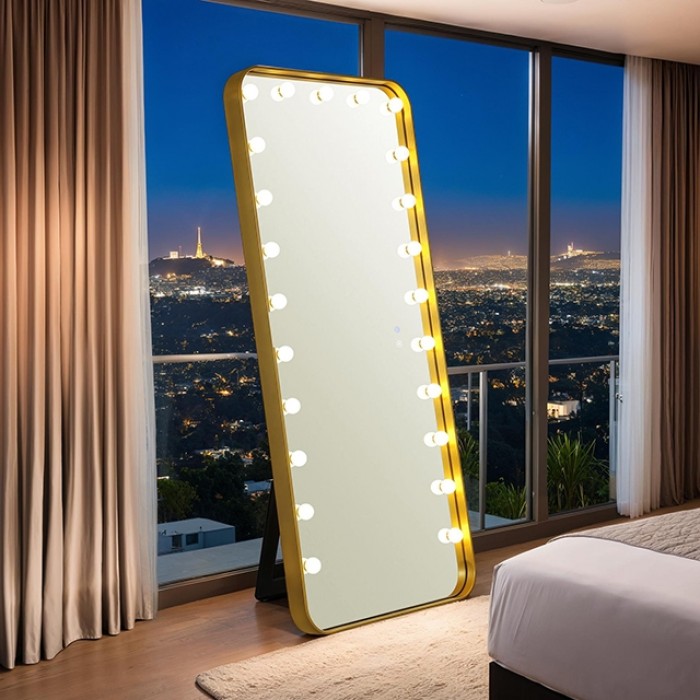 Myra Gold Floor Mirror